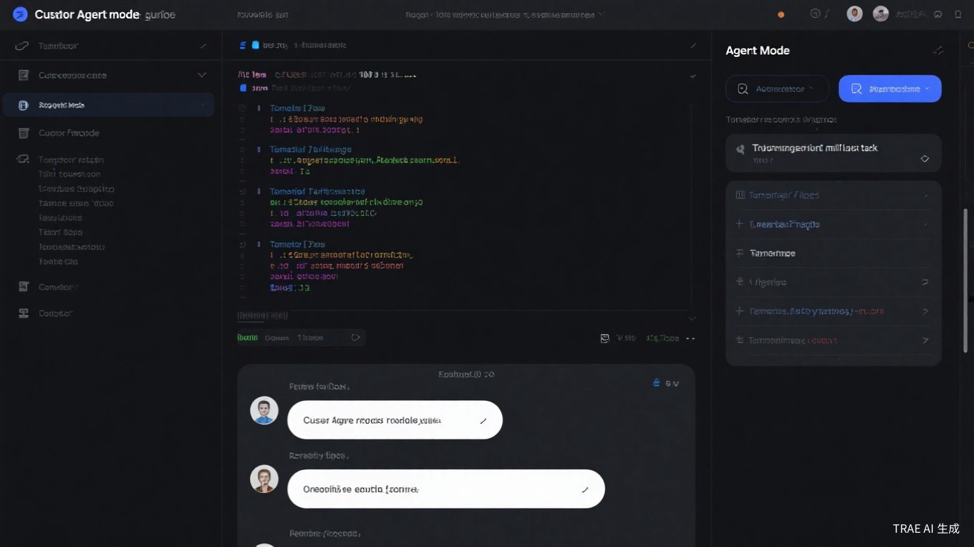 Agent-Modus-Panel in Cursor